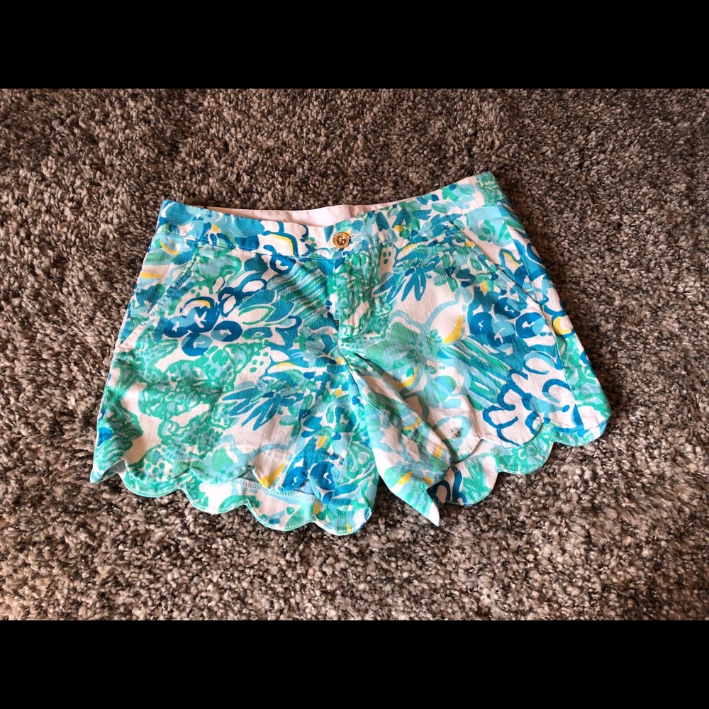 Lily Pulitzer Scallop Buttercup Short